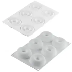 Форма для випікання Silikomart "донатс" d 72 h27 мм (6х80 мл) (DONUTS GOURMAND 80)