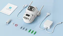 Вулична WiFi IPкамера Besder A20H 10Мп 2 незалежних об'єктиви чорна duplication - мініатюра 2