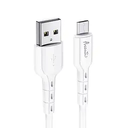 Кабель Avantis A110 Novel USB – Micro- білий - мініатюра 3