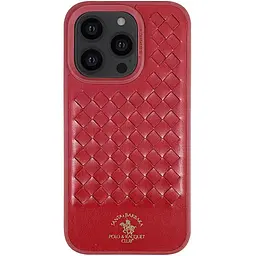 Шкіряний чохол Polo Santa Barbara для Apple iPhone 14 Pro Max (6.7) Red - мініатюра 3