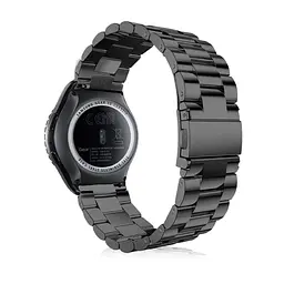 Металевий ремінець Primo для годинника Samsung Gear S2 Classic SM-R732/R735 Black - мініатюра 2