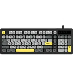 Клавіатура Ajazz AF98 USB UA Black/Grey/Yellow (AF98-BGY)