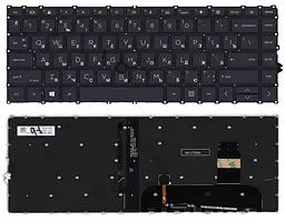 Клавіатура для ноутбука HP Elitebook (745 G7) Black з покажчиком (Point Stick), з підсвічуванням (Light), (Black Frame)