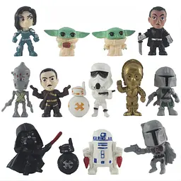 Набір фігурок Star Wars The Mandalorian 14 шт - мініатюра 2