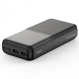 Зовнішній акумулятор Power bank XO PR252 20000 mAh Чорний - мініатюра 3