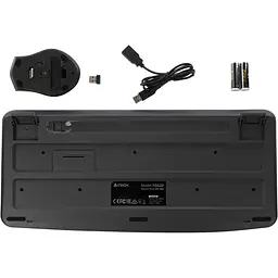 Комплект (клавіатура + миша) A4Tech Fstyler FG2500S Plus Grey (4711421003247) [159794] - мініатюра 7