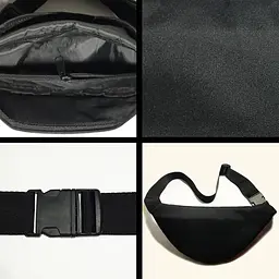 Сумка-бананка  "Heroes of goo jit zu" з принтом, 32х15см, дитяча, молодіжна (00098) - мініатюра 2
