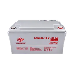 Аккумулятор гелевий LPM-GL 12V - 65 Ah - мініатюра 2