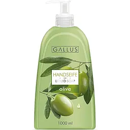 Рідке мило Gallus Handseife Olive Оливка з дозатором 1 л