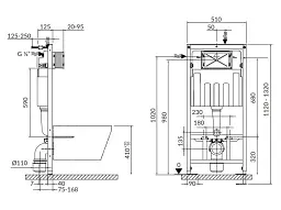 Система інсталяції Cersanit Tech Line OPTI K97-492 30412 - мініатюра 3