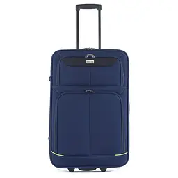 Валіза середня Semi Line 24 дюйми (M) дюйми (M) Polyester Blue/Green Lines (T5755-2) - мініатюра 2