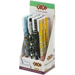Ручка гелева ZiBi Пиши-стирай Kids Line 0.5 м в асортименті (ZB.2211-99) - мініатюра 4