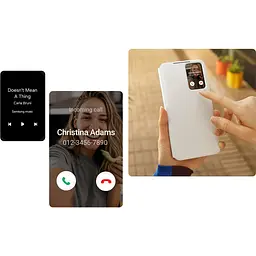 Оригінальний чохол-книжка Smart View Wallet Case для Galaxy S24 Plus White (S926) EF-ZS926CWEGWW - мініатюра 9