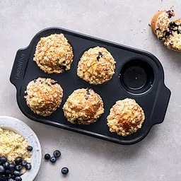 Форма для випічки кексів GreenPan на 6 шт. з керамічним покриттям 32 х 20 х 4.3 см (CC007765-001) - мініатюра 5