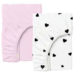 Набір простирадло на резинці 180х200 LILAC POKER HEARTS COSAS (4822052399309)