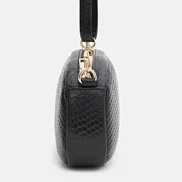 Жіноча сумка Keizer K19866bl-black 20х12х5 см Чорний - мініатюра 4