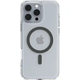 Прозорий чохол Spigen Ultra Hybrid MagSafe Graphite для iPhone 16 Pro (ACS08130) - мініатюра 6