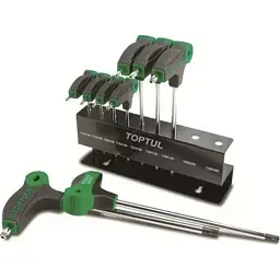 Набір ключів Toptul L-подібних TORX з ручкою T10-T50 9 шт GAAX0901