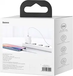 Мережевий зарядний пристрій Baseus Super Silicone PD Charger 20W (CCSUP-B02) White [66724] - мініатюра 9
