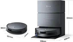 Робот-пилосос з вологим прибиранням ECOVACS Deebot X11 Pro Omni - мініатюра 2