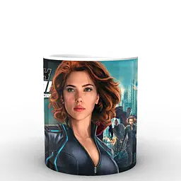 Кухоль GeekLand чорний вдова Black Widow чорний Вдова marvel girl BW.02.002.950 330 мл білий - мініатюра 2