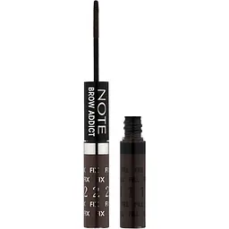 Тінт та гель для брів 2 в 1 Note Cosmetique Brow Addict Tint & Shaping Gel Grey Brown відтінок 4, 10 мл - мініатюра 4