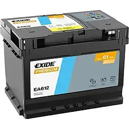 Автомобільний акумулятор EXIDE Premium Carbon Boost 6СТ-61Ah АзЕ 600A (EN) EA612 - мініатюра 2