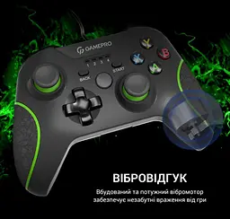 Геймпад джойстик GamePro MG-450 Black USB PC/PS3/Android - мініатюра 9