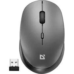 Мишка Defender Auris MB-027 Silent Wireless Grey (52029)