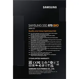 SSD накопичувач Samsung 870 QVO 8 TB[MZ-77Q8T0BW] [122177] - мініатюра 7