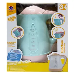 Дитяча побутова техніка "Чайник" Bambi XS-25013(Blue) світлові та звукові ефекти