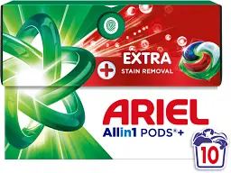Капсули для прання Ariel Все-в-1 Екстрасила виведення плям 10 шт. - мініатюра 2