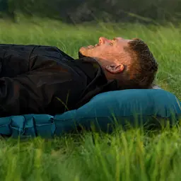 Матрац туристичний надувний одномісний Naturehike CNK2550WS019, 200x60x9.5 см, синій, прямокутний із мішком для надування - мініатюра 2