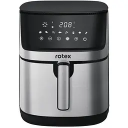Мультипіч-фрітюрниця Rotex ROM770-XL UP&DownFry 7.5л антипригарне покриття 8 програм 2000 Вт Чорний