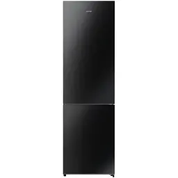 Холодильник Gorenje NRK620EABG4 з нижньою морозильною камерою 2 двері 243 л 110 л A++ NoFrost Plus дисплей Fresh zone чорне скло (NRK620EABG4)