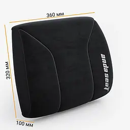 Поперекова подушка для крісла Anda Seat Novis Lumbar Pillow Black Size XL - мініатюра 4