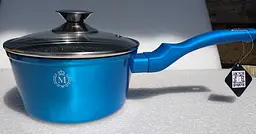 Ковш Meisterklasse MK-1046 blue marble 18 см 1,5л - мініатюра 6