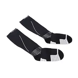 Високі водонепроникні шкарпетки Dexshell Compression Mudder (Чорні із сірим) S - мініатюра 2