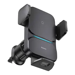 Автотримач для телефона з БЗП Baseus Wisdom Auto Alignment 15W Black (CGZX000001) - мініатюра 5