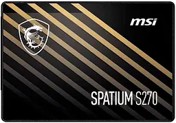 Накопичувач SSD MSI Sata 2.5 480GB Spatium S270 500 512 (S78-440E350-P83)
