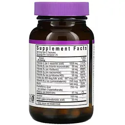 Стрес В-комплекс Bluebonnet Nutrition 50 вегетаріанських капсул - мініатюра 2