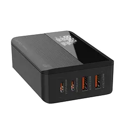 Мережевий зарядний пристрій 65W LED NewBrand A4808Q (33429-01_674) - мініатюра 4