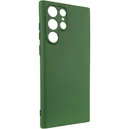 Чохол TPU GETMAN Liquid Silk Full Camera для Samsung Galaxy S26 Ultra Зелений / Dark green