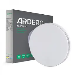 Свiтильник свiтлодiодний Ardero AL801ARD накладний 48W 5000K (80165) - мініатюра 2