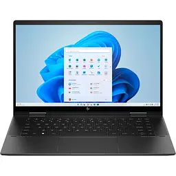 Ноутбук HP ENVY x360 15-fh0000ua 15.6' FHD OLED Touch, AMD R7-7730U, 16GB, F1024GB, UMA, Win11, чорний (826N9EA)