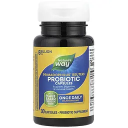 Комплекс пробіотиків Nature's Way Primadophilus Reuteri Probiotic 30 веганських капсул