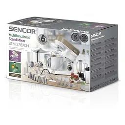 Кухонна машина Sencor 1200 Вт коричнево-біла (STM3787CH) - мініатюра 16