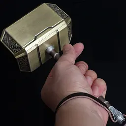 Колекційна модель Thor`s Mjölnir Молот Тора Мьольнір 20 см MC 10.147 - мініатюра 8