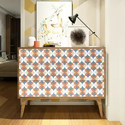 Самоклеюча плівка Sticker Wall SW-00001220 Помаранчеві квіти 0,45х10м - мініатюра 5