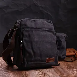 Текстильна сумка з чохлом для води Vintage 22208 чорний - мініатюра 10